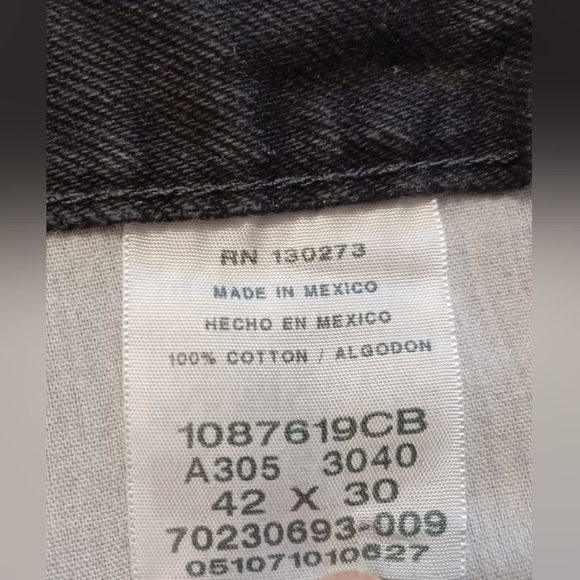 A Rustler Black Relaxed Denim Jeans - Picture 6 of 6